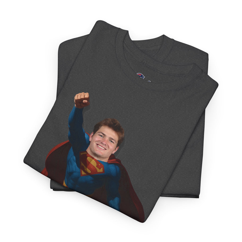SuperMAYEn/Superman Shirt - Patriots Drake Maye Parody Fan Tee