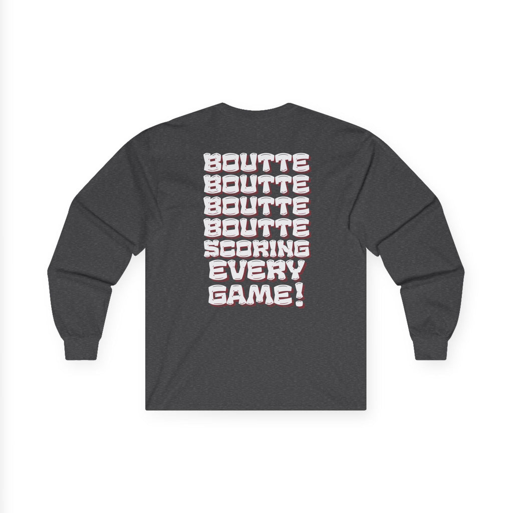 BOUTTE SCORING EVERY GAME - Patriots Kayshon Boutte Long Sleeve Fan Tee