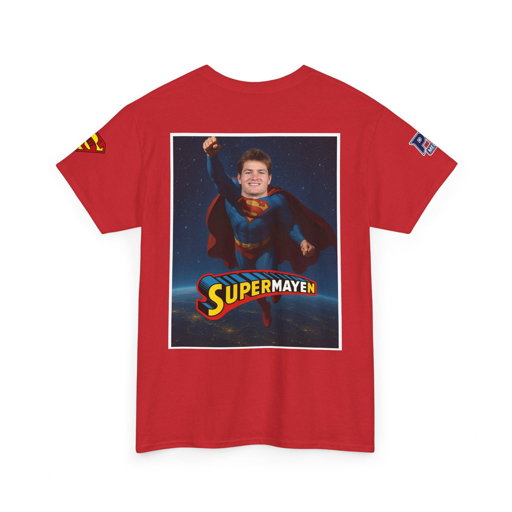 SuperMAYEn/Superman Shirt - Patriots Drake Maye Parody Fan Tee