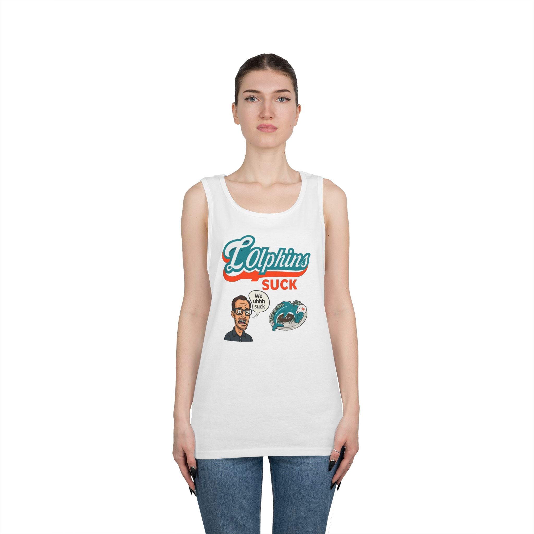 LOLphins Suck! - Funny Patriots Fan Parody Shirt - Dolphins Diss Tee