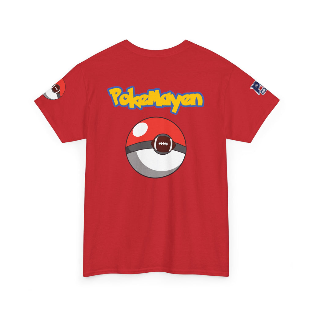 PokéMayen Parody Patriots Halloween Custome Shirt - Fun Football Drake Maye Fan Tee