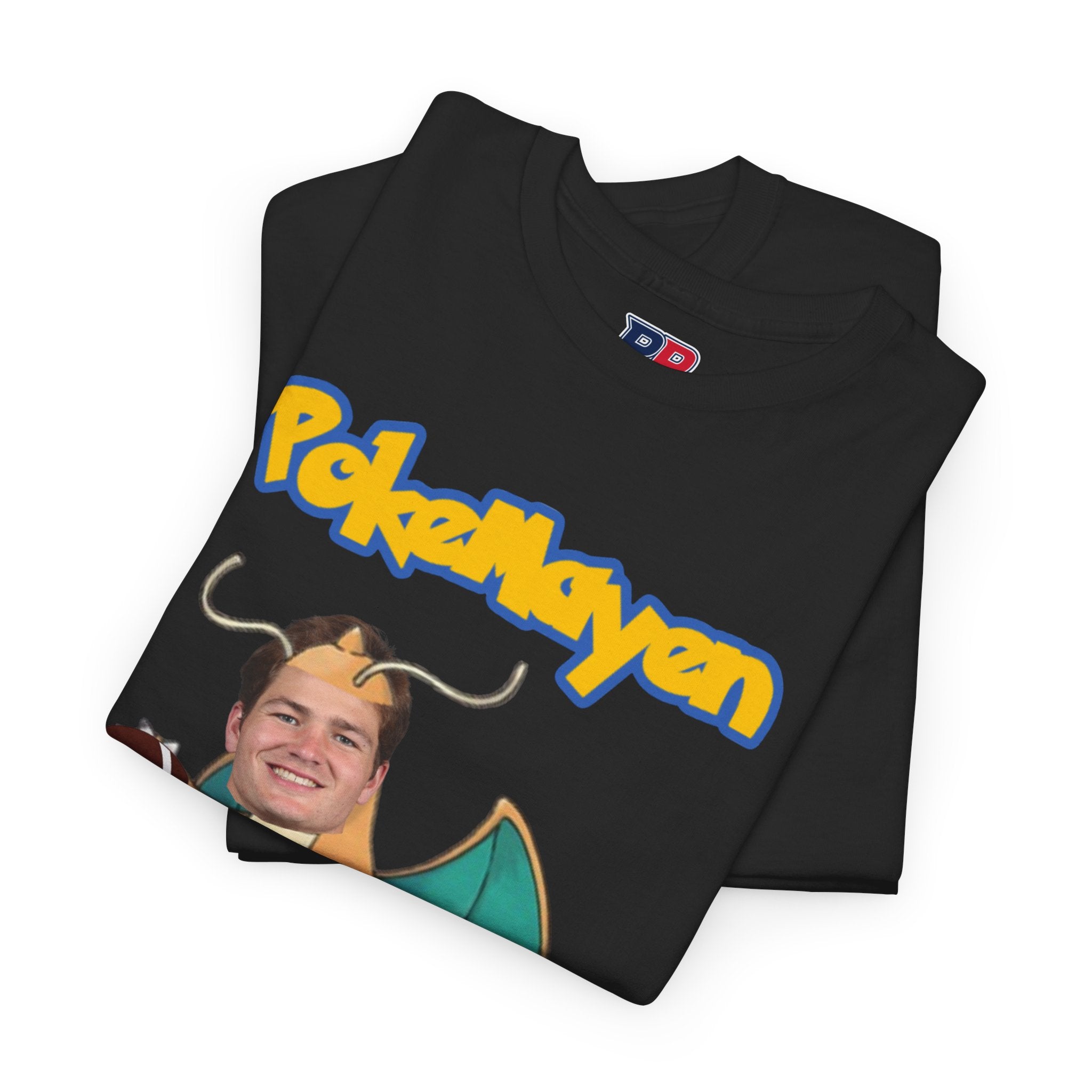 PokéMayen Parody Patriots Halloween Custome Shirt - Fun Football Drake Maye Fan Tee