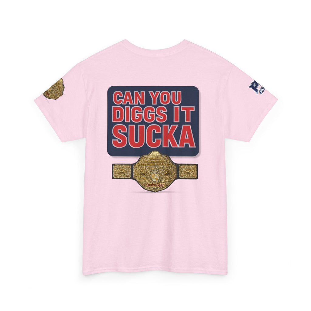 CAN YOU DIGGS IT SUCKA?? - Stefon Diggs Booker T Football Wrestling Parody Fan Tee