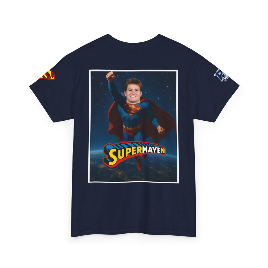 SuperMAYEn/Superman Shirt - Patriots Drake Maye Parody Fan Tee