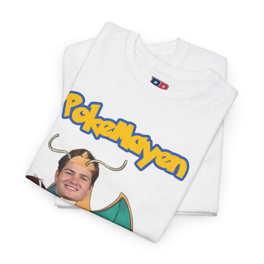 PokéMayen Parody Patriots Halloween Custome Shirt - Fun Football Drake Maye Fan Tee