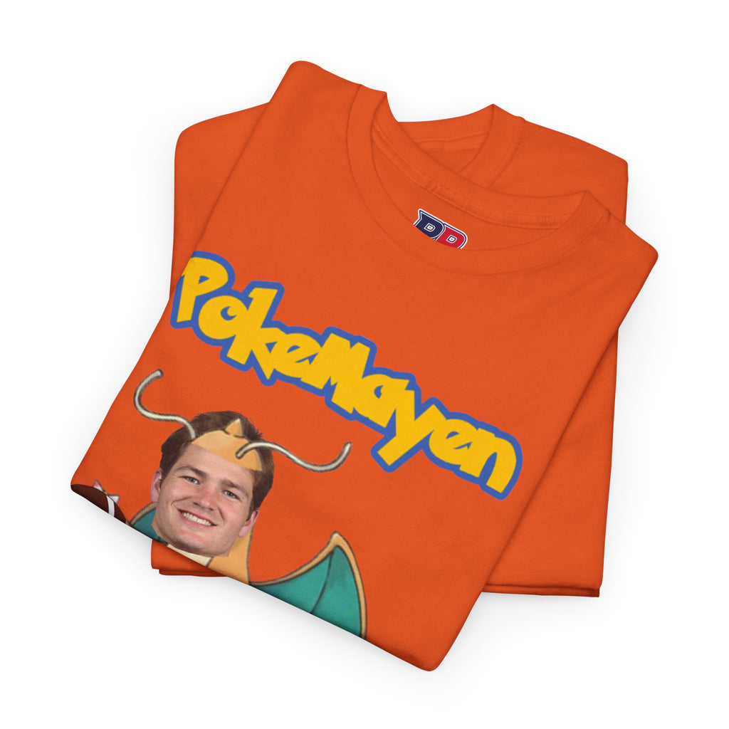 PokéMayen Parody Patriots Halloween Custome Shirt - Fun Football Drake Maye Fan Tee