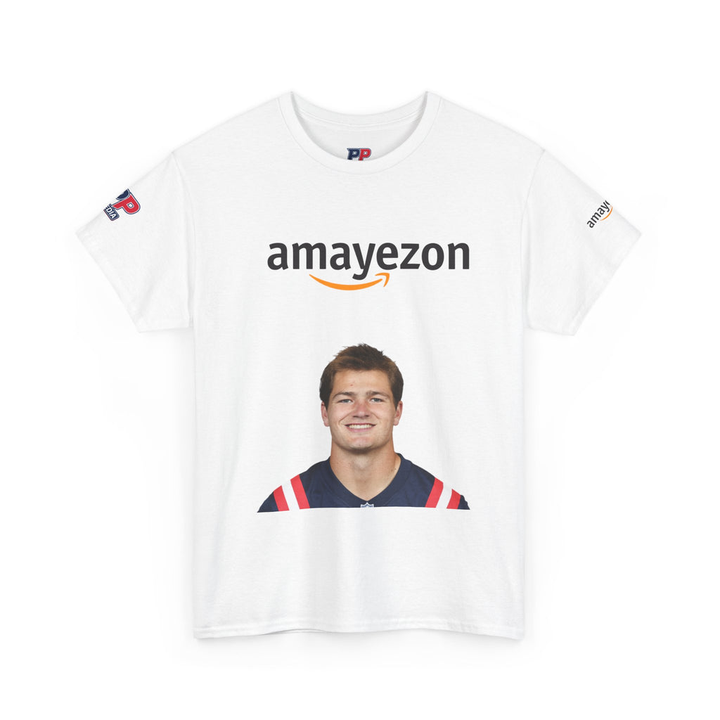 Amayezon – Drake Maye Patriots Parody Tee | Funny Football Shirt | New England QB Fan T-Shirt