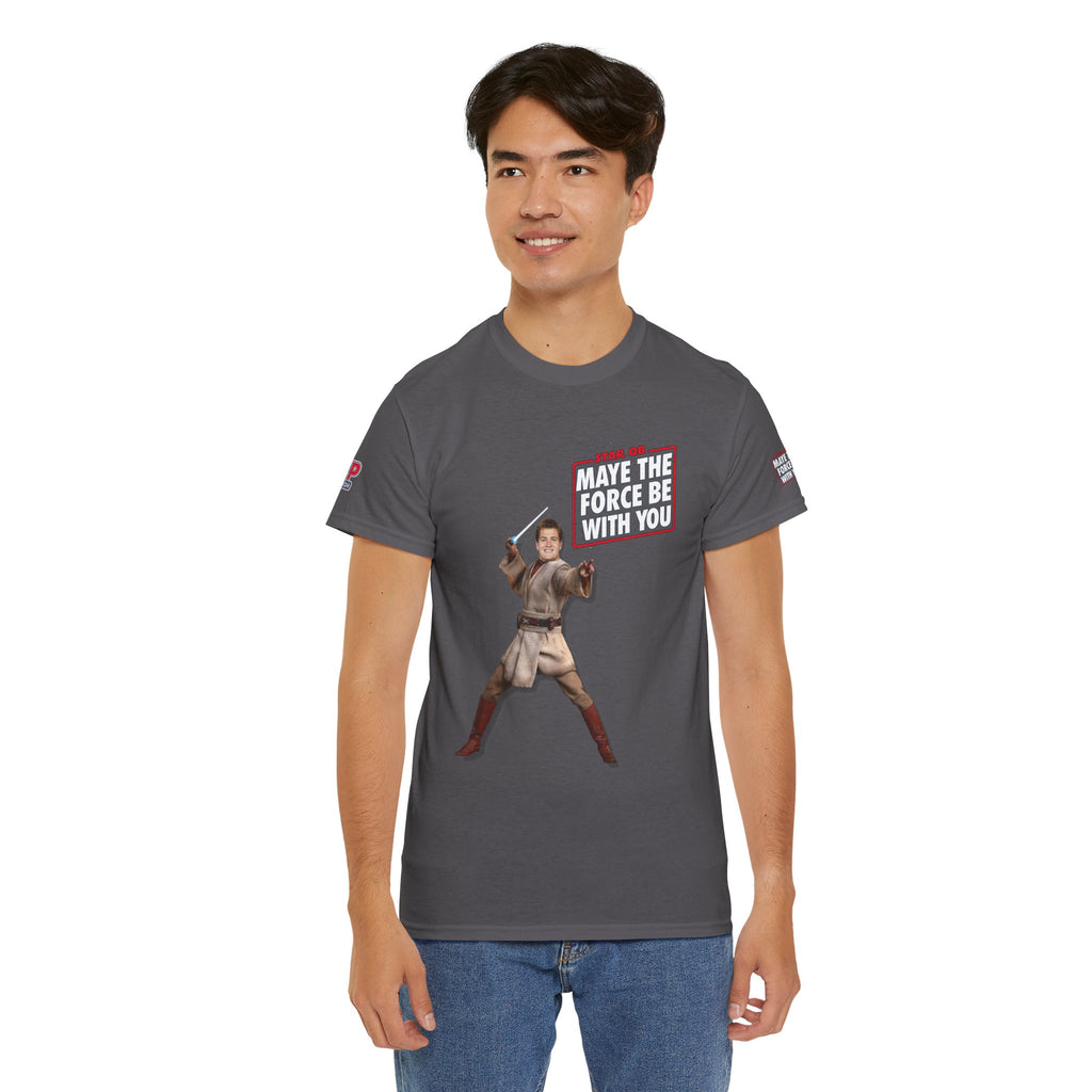 MAYE THE FORCE BE WITH YOU – Drake Maye Patriots Parody Tee | Funny Star QB/Star Wars Fan Shirt | Football Tee