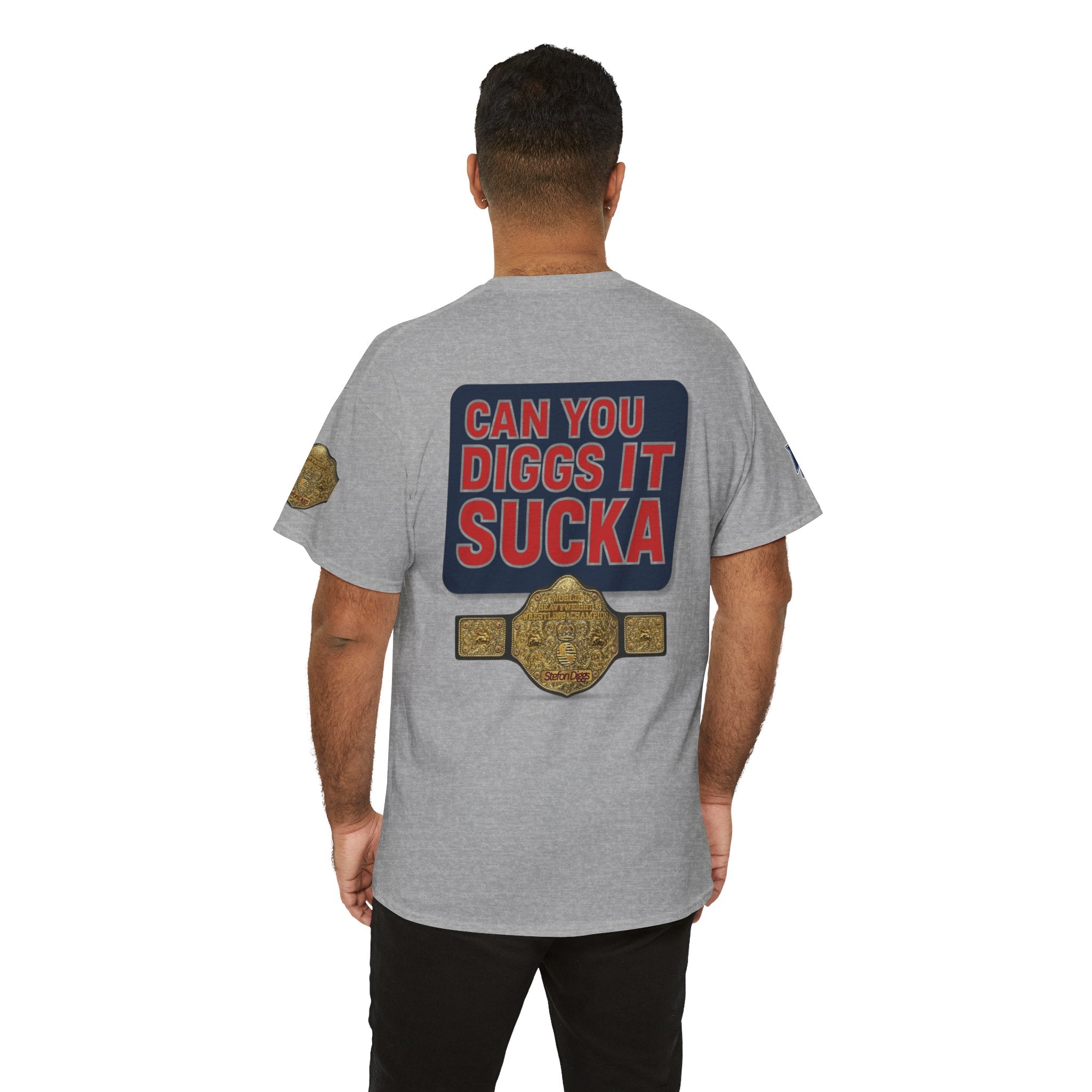 CAN YOU DIGGS IT SUCKA?? - Stefon Diggs Booker T Football Wrestling Parody Fan Tee