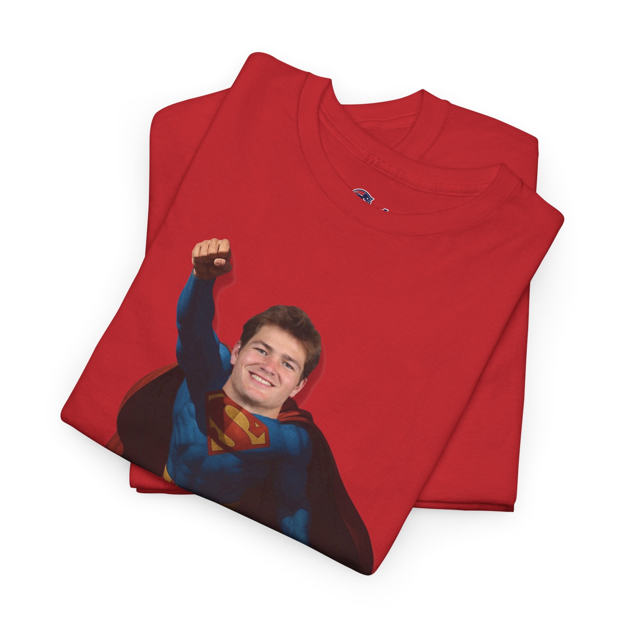 SuperMAYEn/Superman Shirt - Patriots Drake Maye Parody Fan Tee