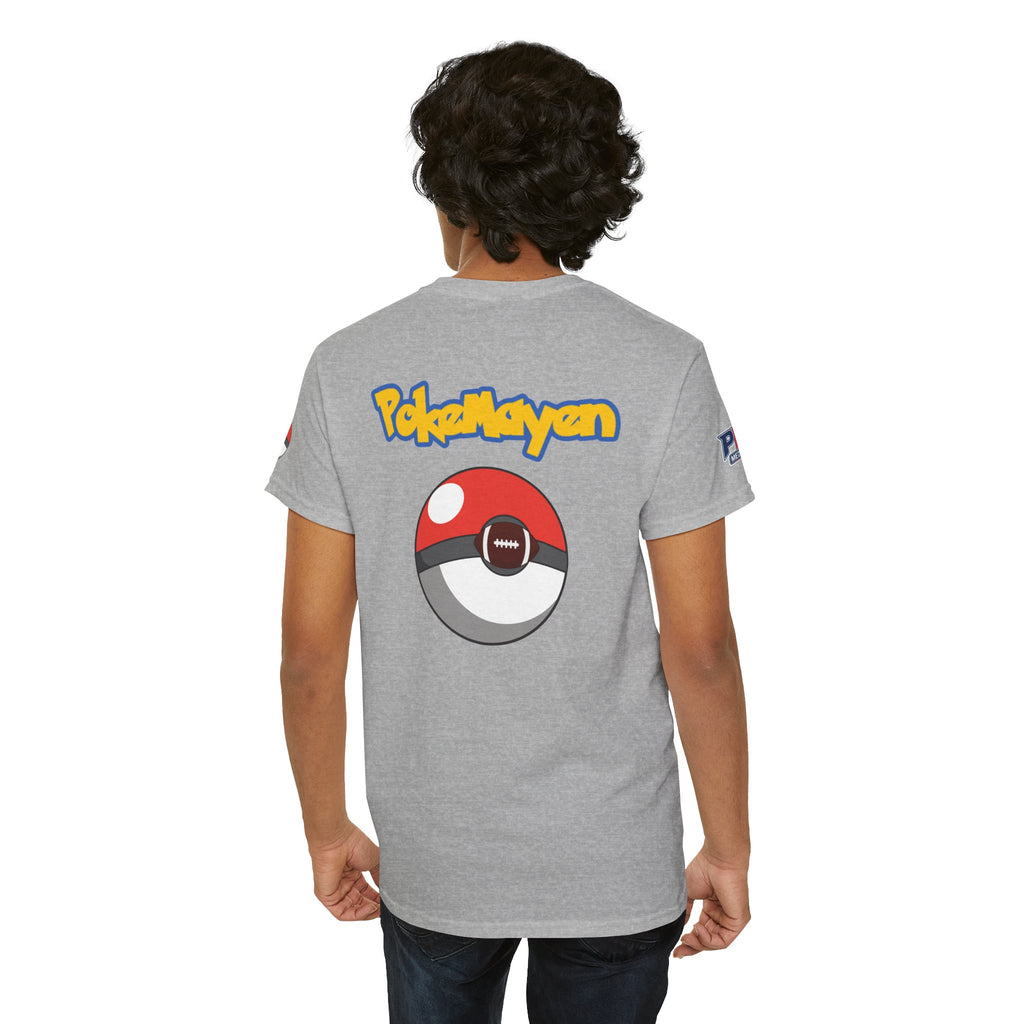 PokéMayen Parody Patriots Halloween Custome Shirt - Fun Football Drake Maye Fan Tee