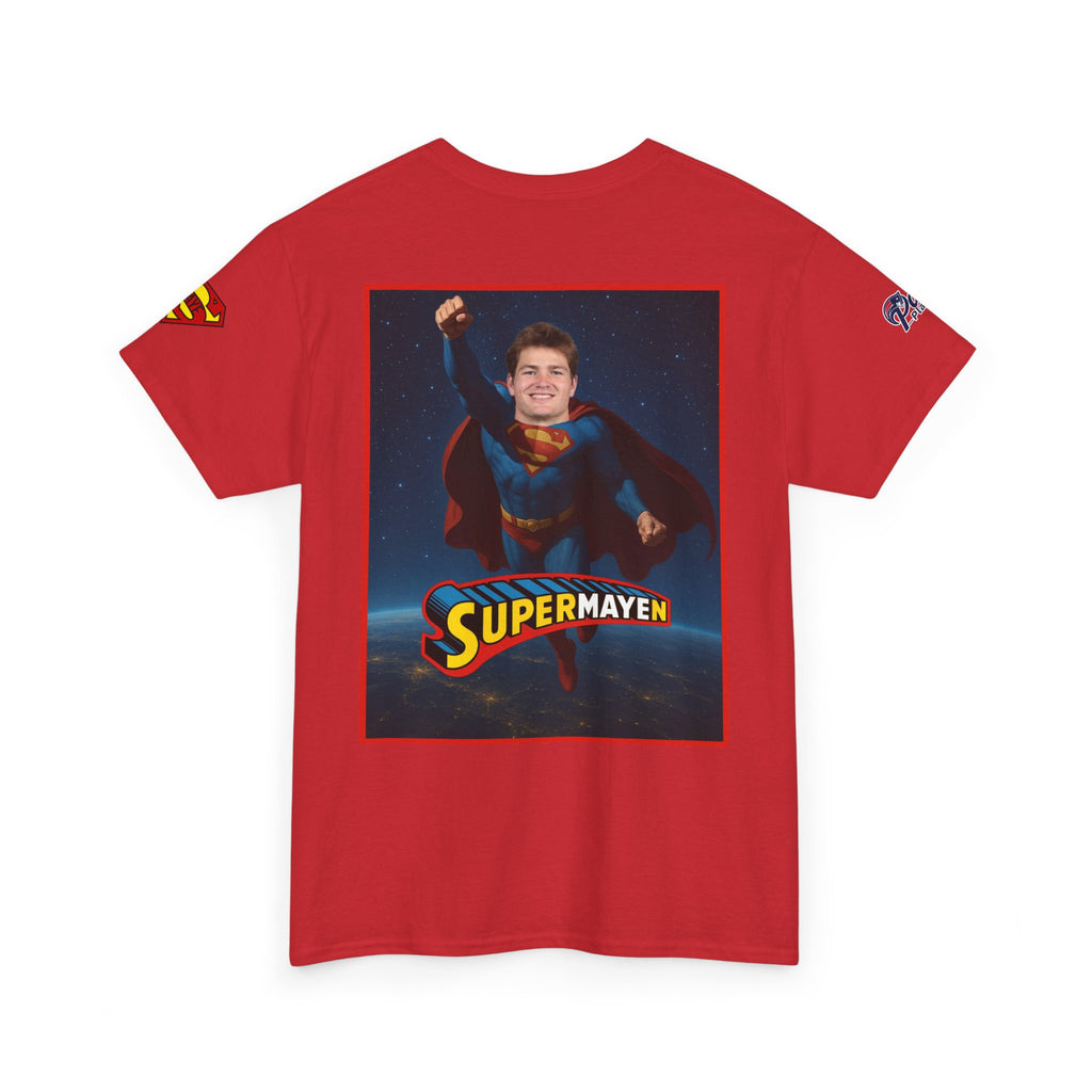 SuperMAYEn/Superman Shirt - Patriots Drake Maye Parody Fan Tee