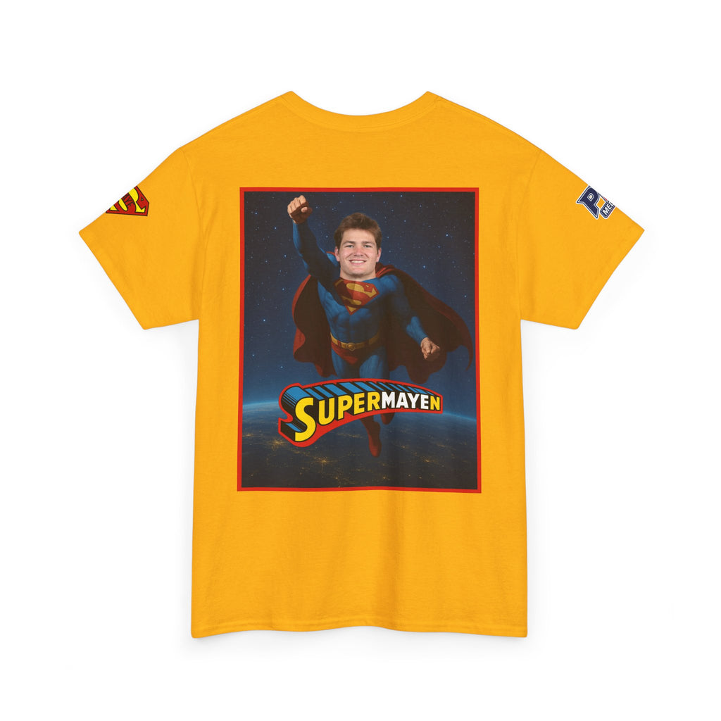 SuperMAYEn/Superman Shirt - Patriots Drake Maye Parody Fan Tee