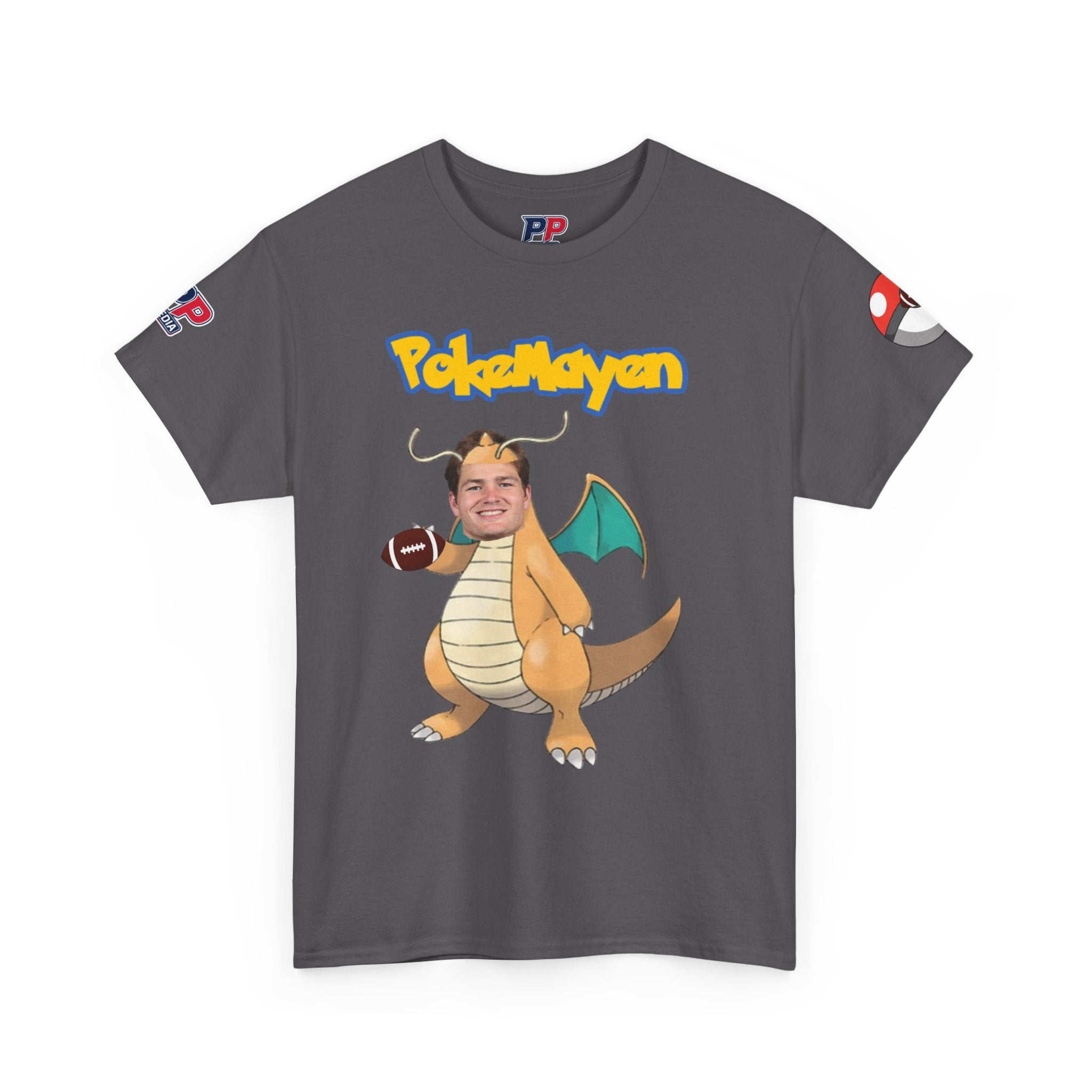 PokéMayen Parody Patriots Halloween Custome Shirt - Fun Football Drake Maye Fan Tee