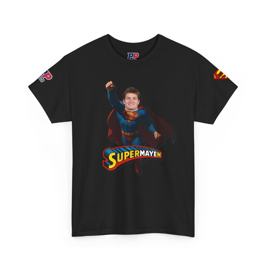 SuperMAYEn/Superman Shirt - Patriots Drake Maye Parody Fan Tee