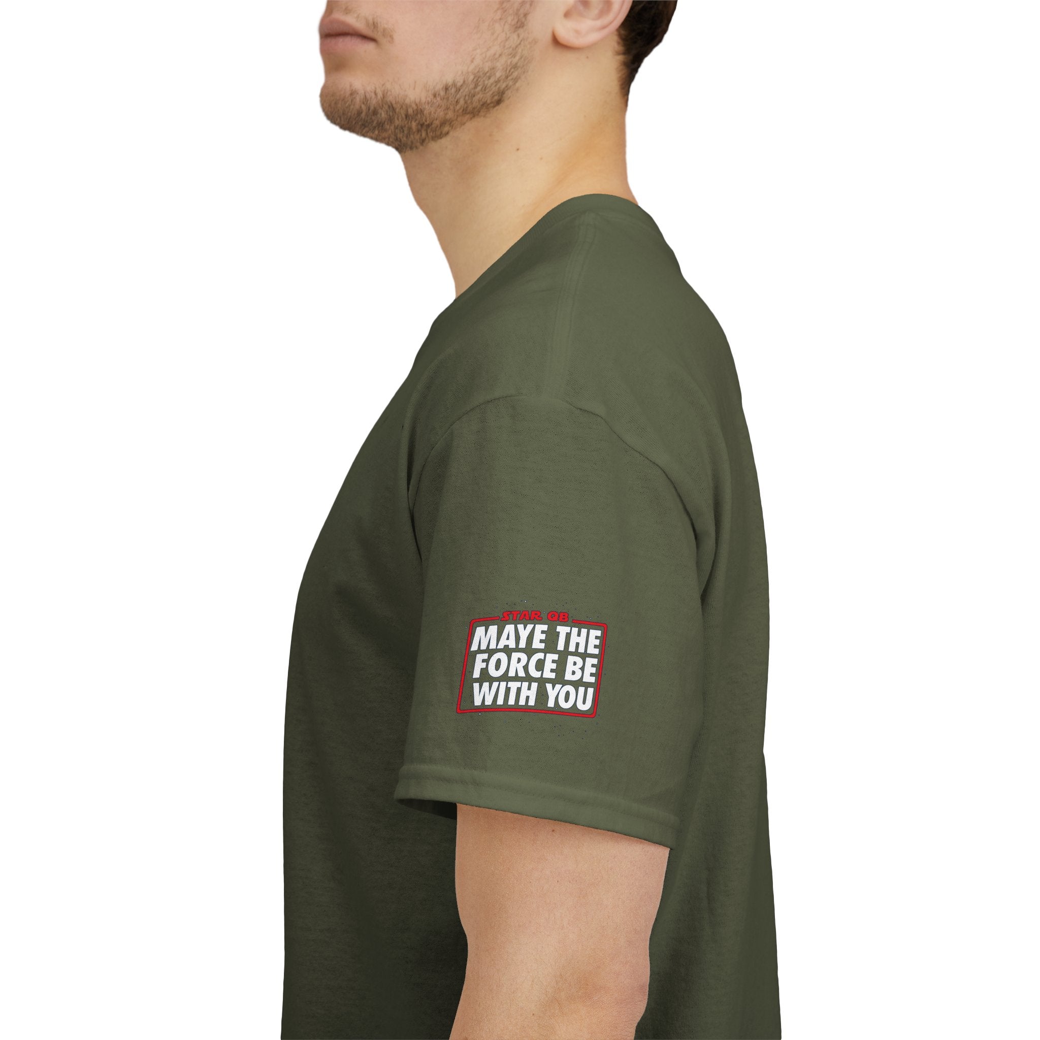 MAYE THE FORCE BE WITH YOU – Drake Maye Patriots Parody Tee | Funny Star QB/Star Wars Fan Shirt | Football Tee