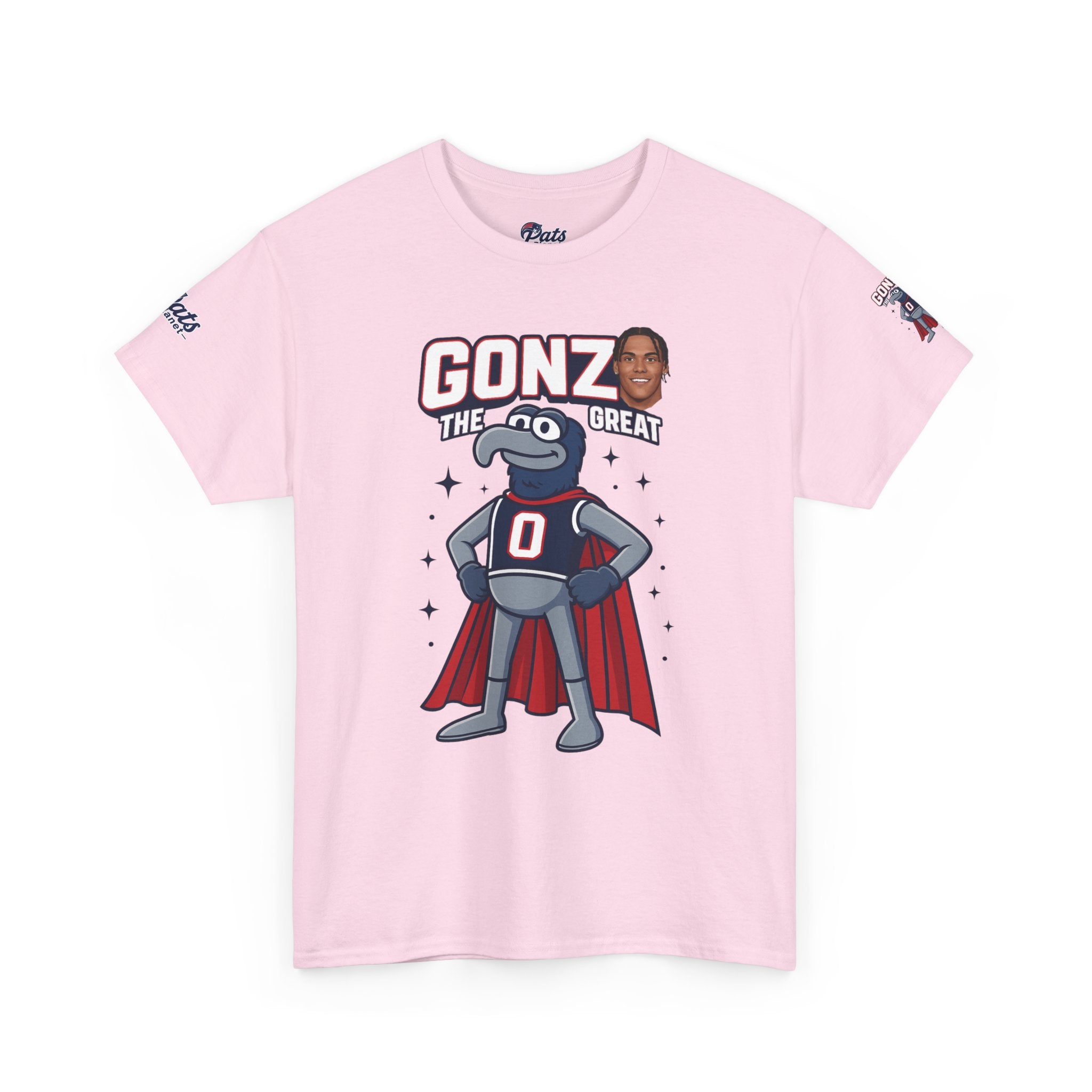 Gonzo the Great - Patriots Pats Planet Parody Shirt - Christian Gonzalez Fan Tee