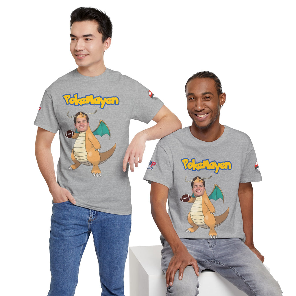 PokéMayen Parody Patriots Halloween Custome Shirt - Fun Football Drake Maye Fan Tee
