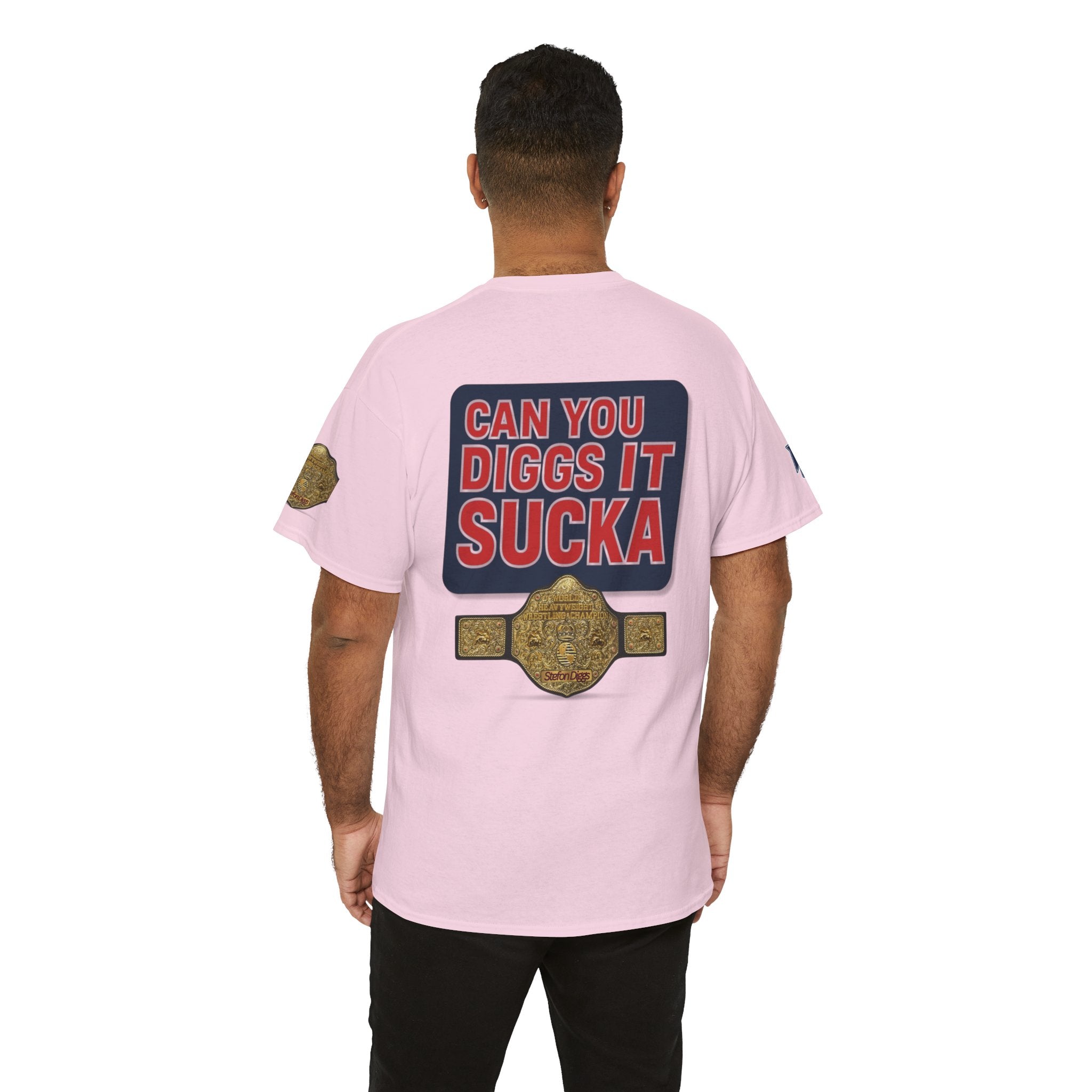 CAN YOU DIGGS IT SUCKA?? - Stefon Diggs Booker T Football Wrestling Parody Fan Tee