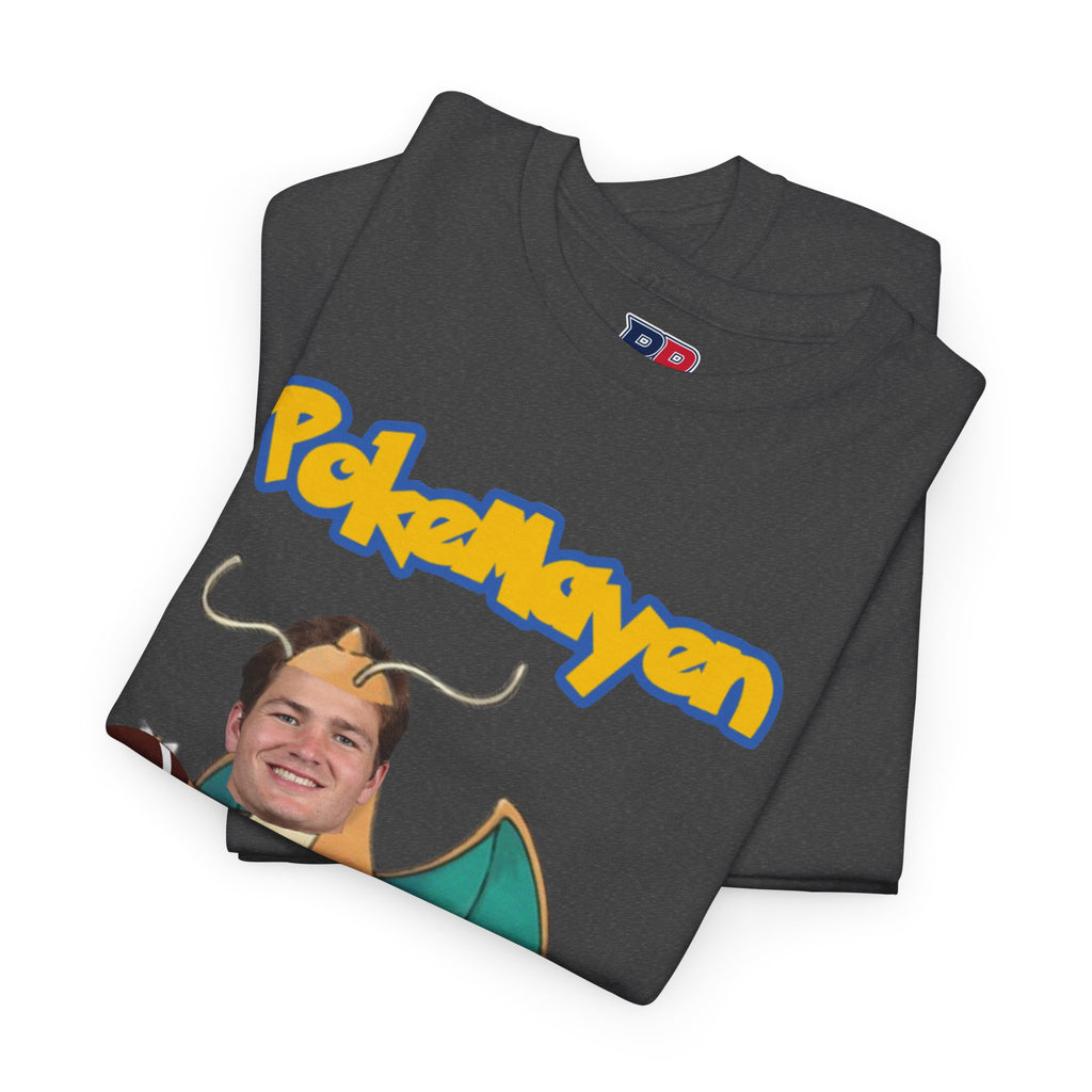 PokéMayen Parody Patriots Halloween Custome Shirt - Fun Football Drake Maye Fan Tee