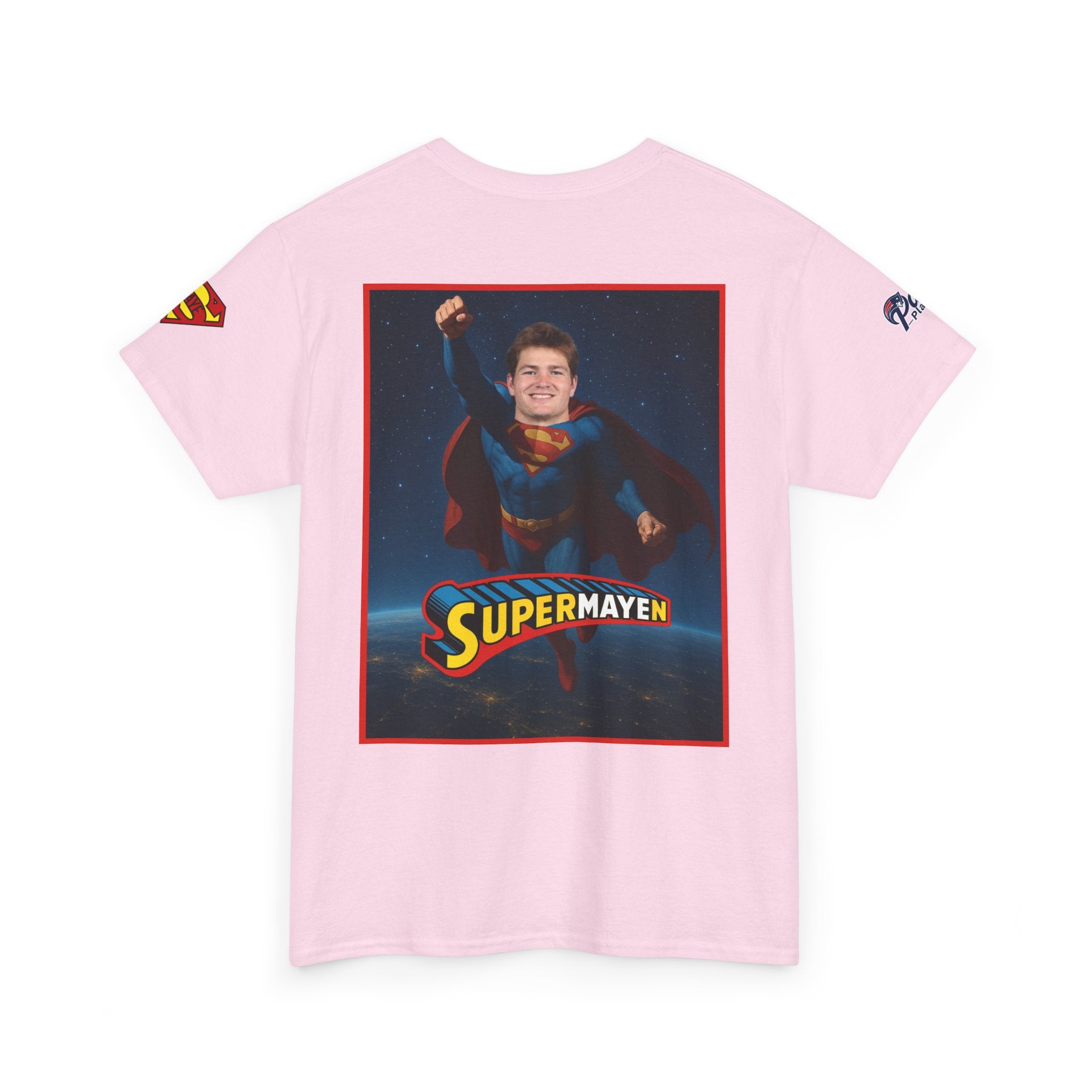 SuperMAYEn/Superman Shirt - Patriots Drake Maye Parody Fan Tee