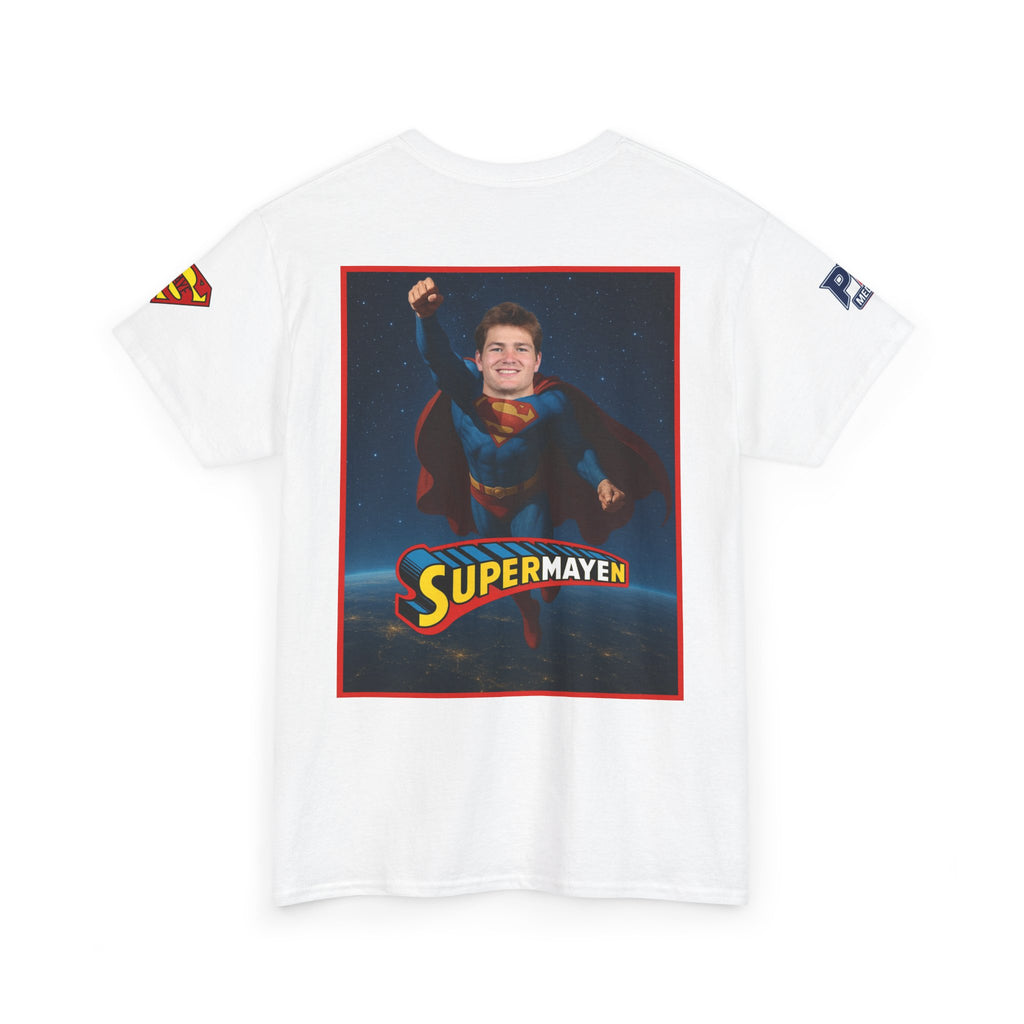 SuperMAYEn/Superman Shirt - Patriots Drake Maye Parody Fan Tee