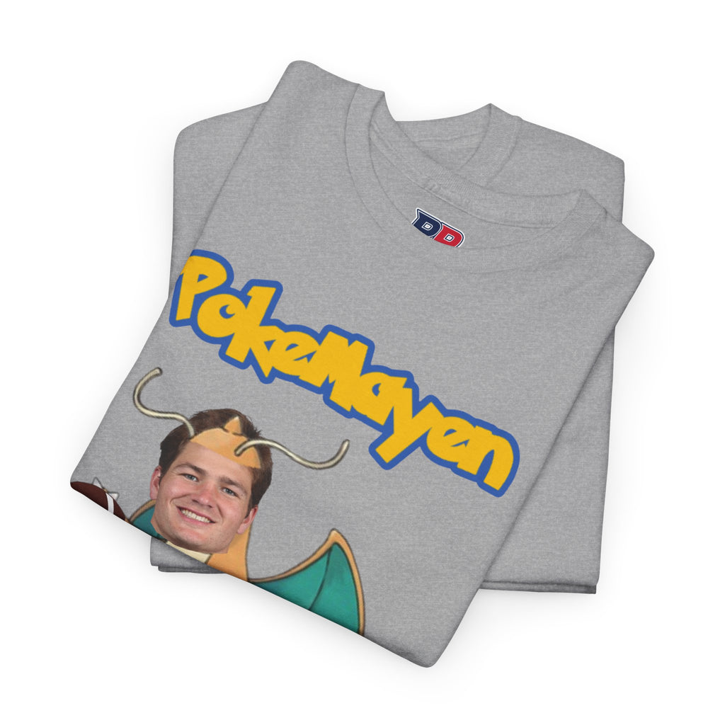 PokéMayen Parody Patriots Halloween Custome Shirt - Fun Football Drake Maye Fan Tee