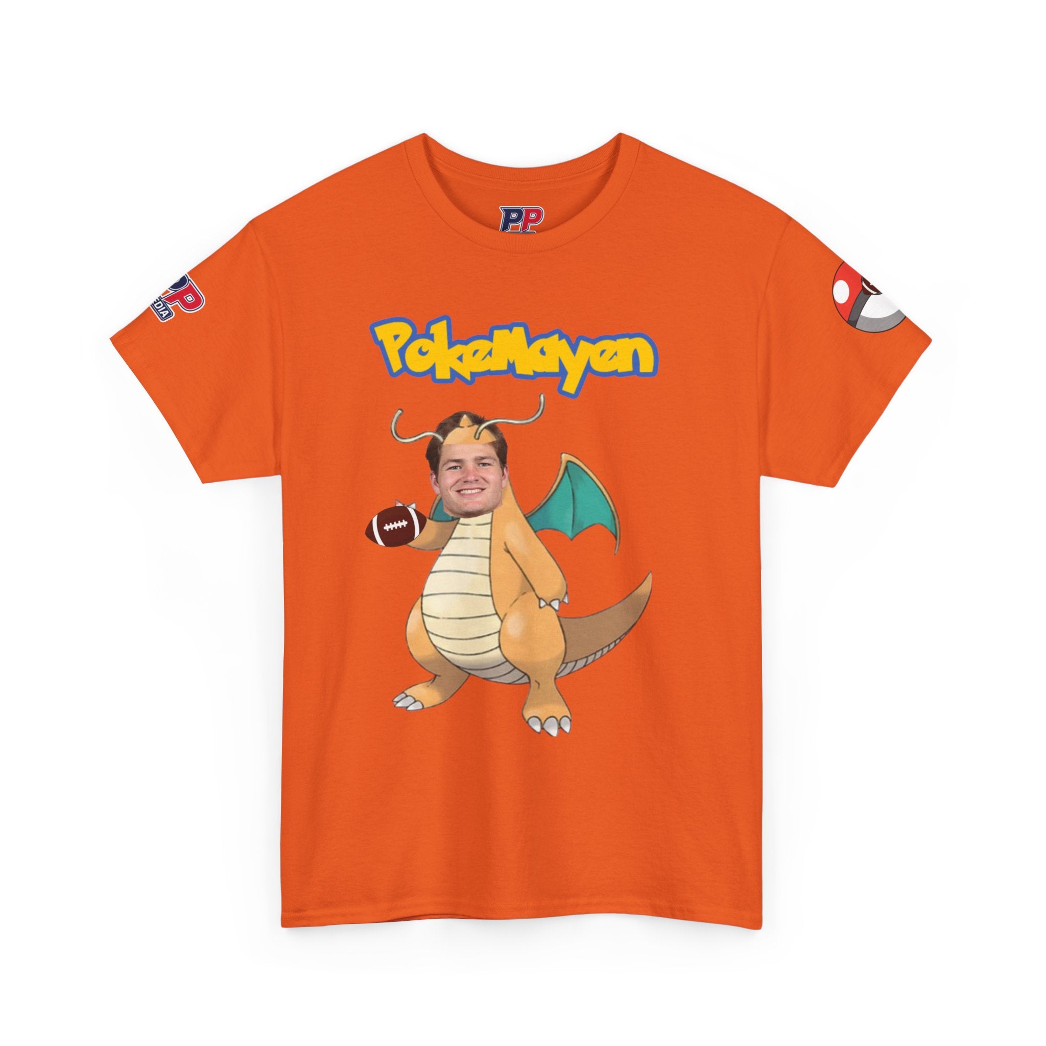 PokéMayen Parody Patriots Halloween Custome Shirt - Fun Football Drake Maye Fan Tee