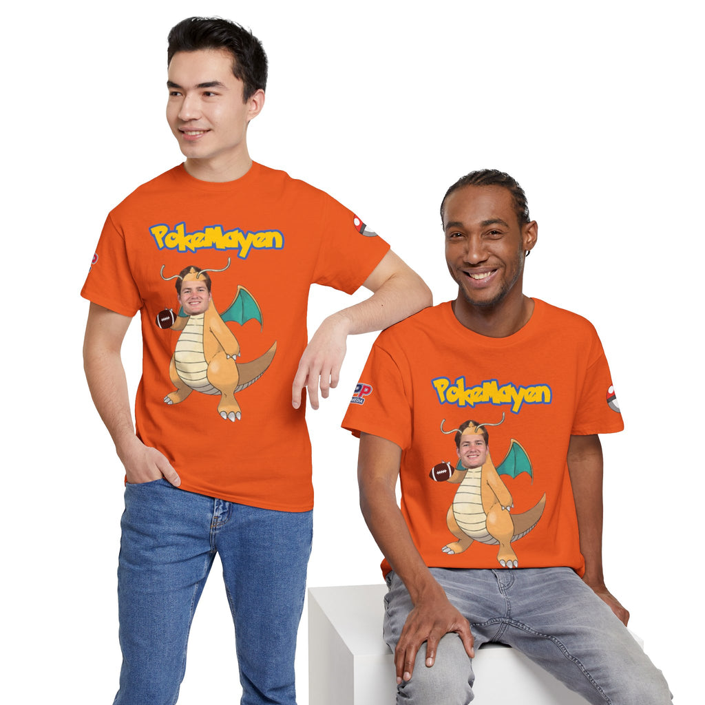 PokéMayen Parody Patriots Halloween Custome Shirt - Fun Football Drake Maye Fan Tee