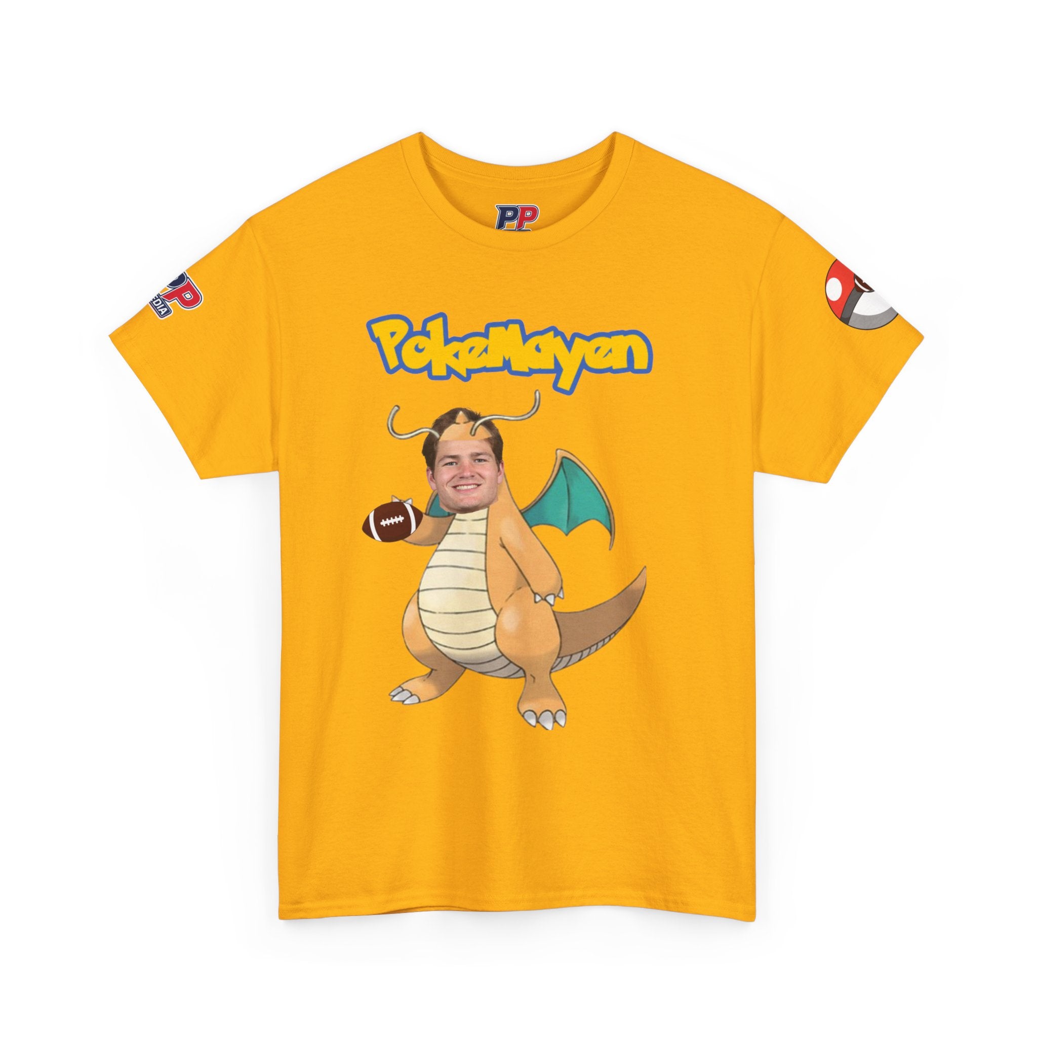 PokéMayen Parody Patriots Halloween Custome Shirt - Fun Football Drake Maye Fan Tee