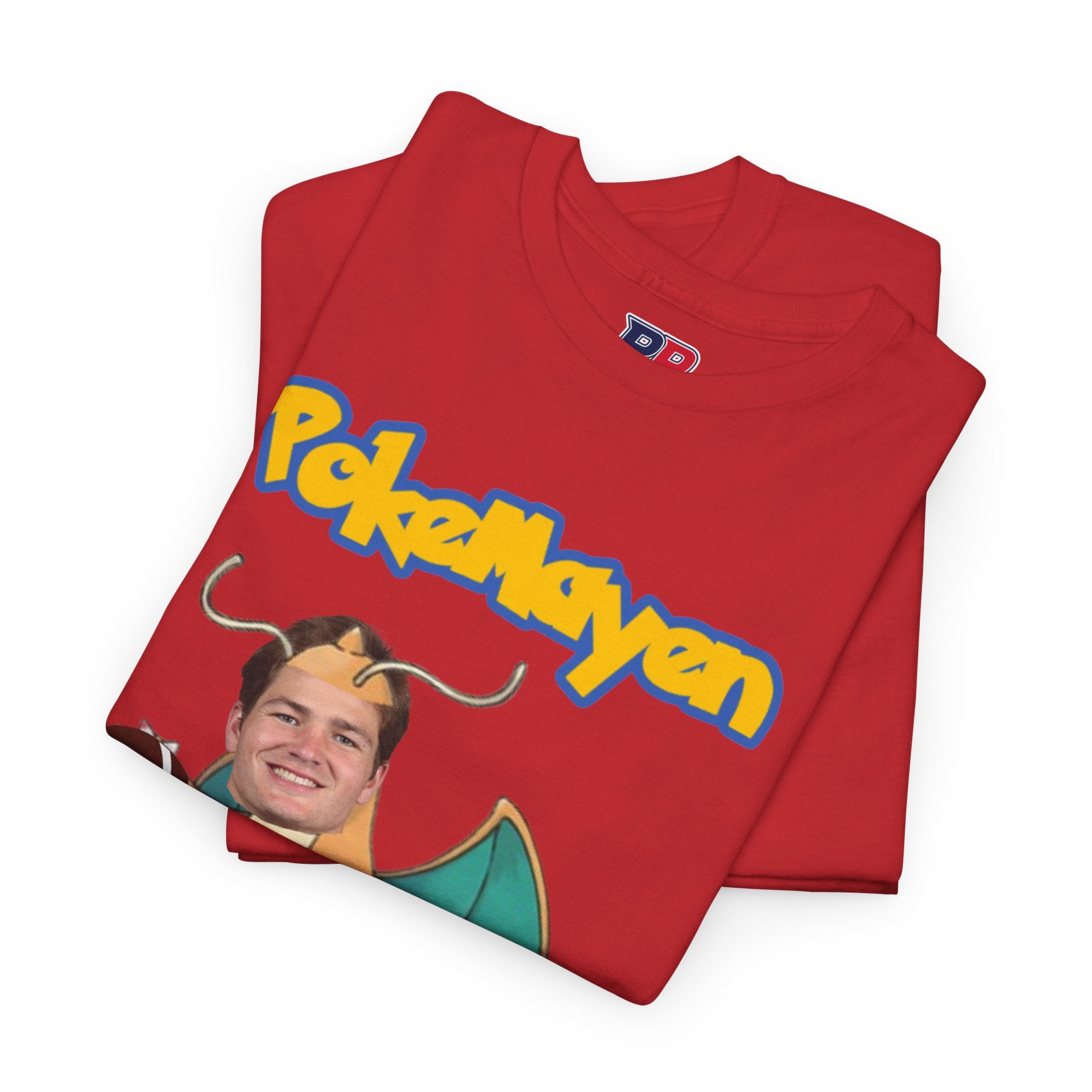 PokéMayen Parody Patriots Halloween Custome Shirt - Fun Football Drake Maye Fan Tee