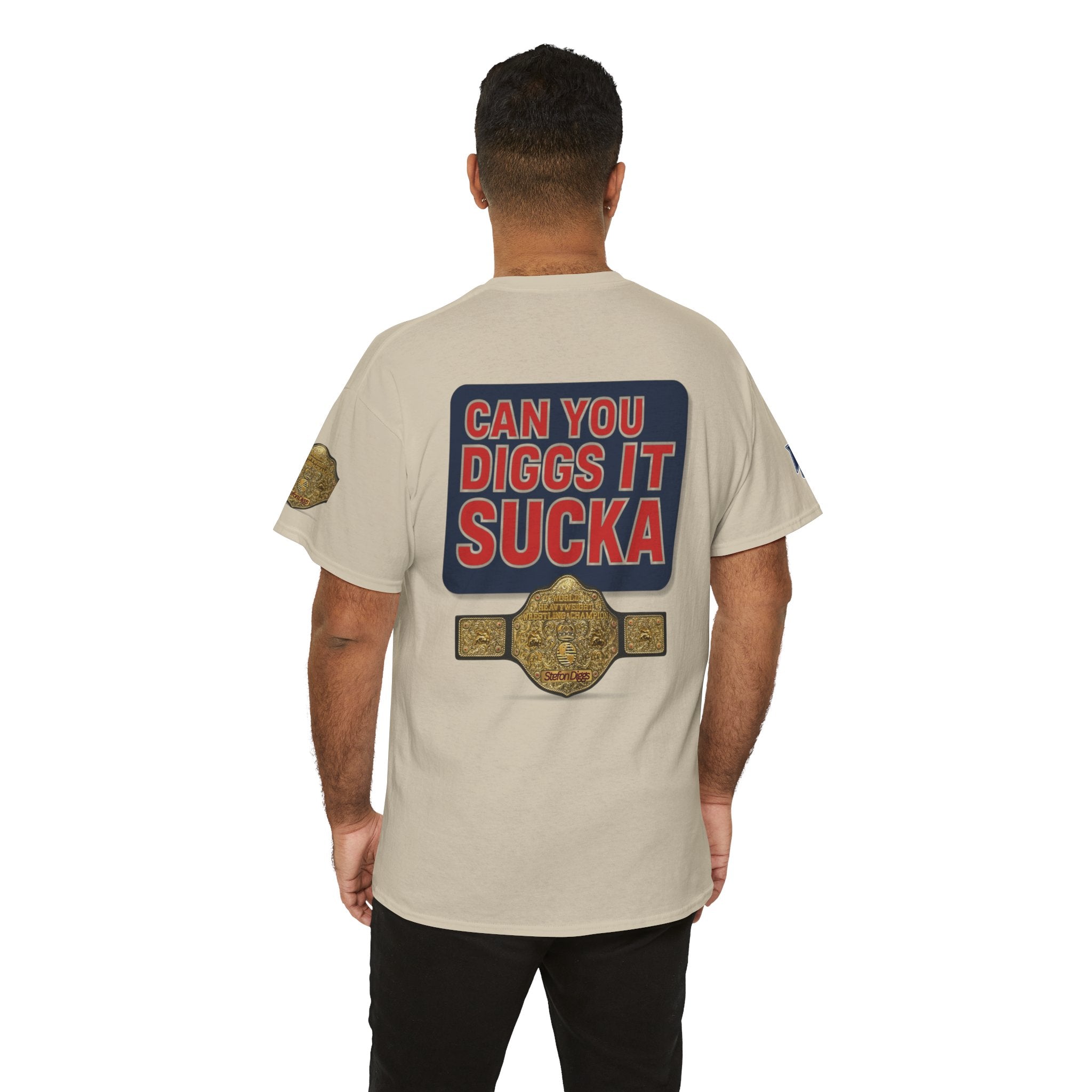 CAN YOU DIGGS IT SUCKA?? - Stefon Diggs Booker T Football Wrestling Parody Fan Tee