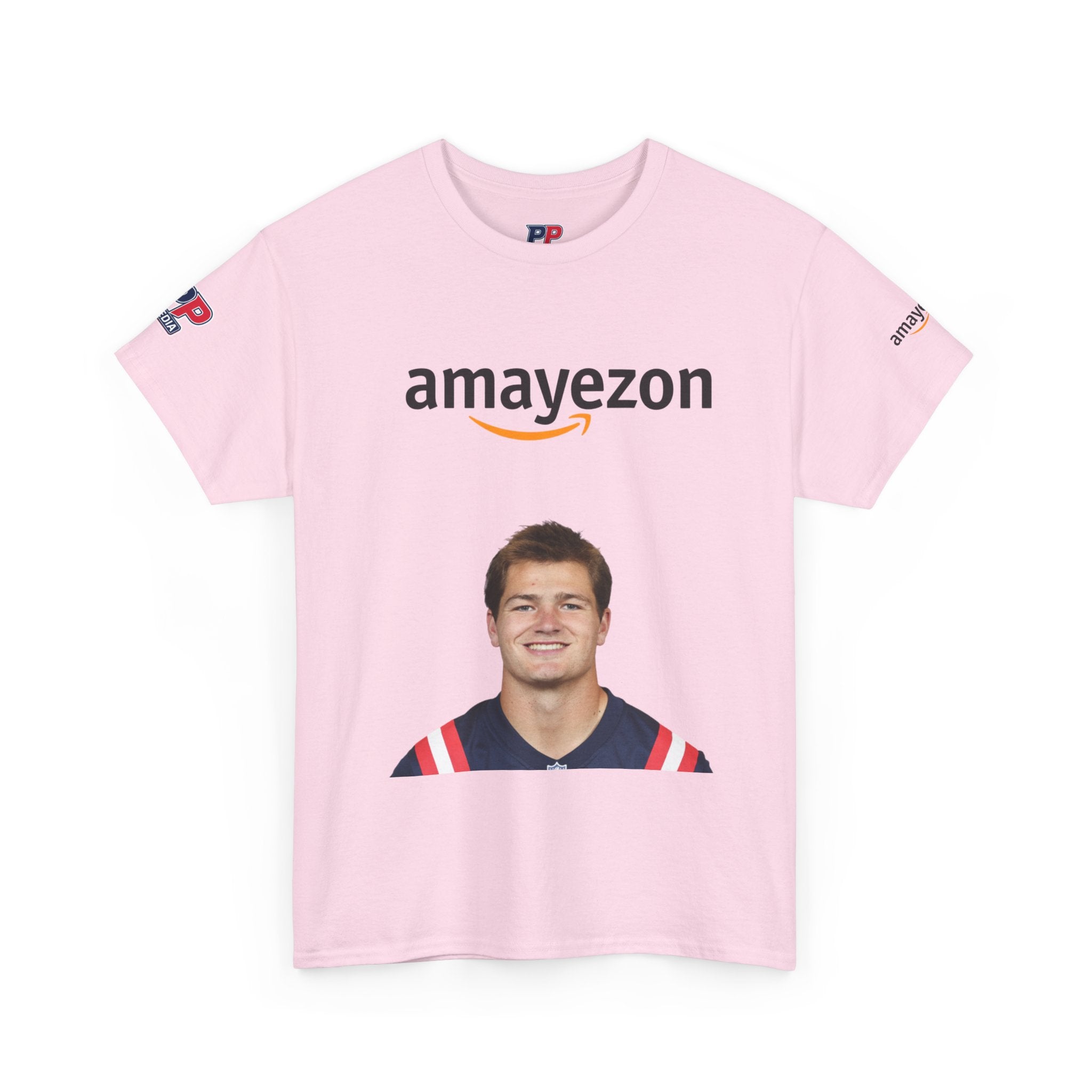 Amayezon – Drake Maye Patriots Parody Tee | Funny Football Shirt | New England QB Fan T-Shirt