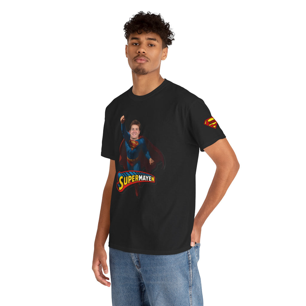 SuperMAYEn/Superman Shirt - Patriots Drake Maye Parody Fan Tee