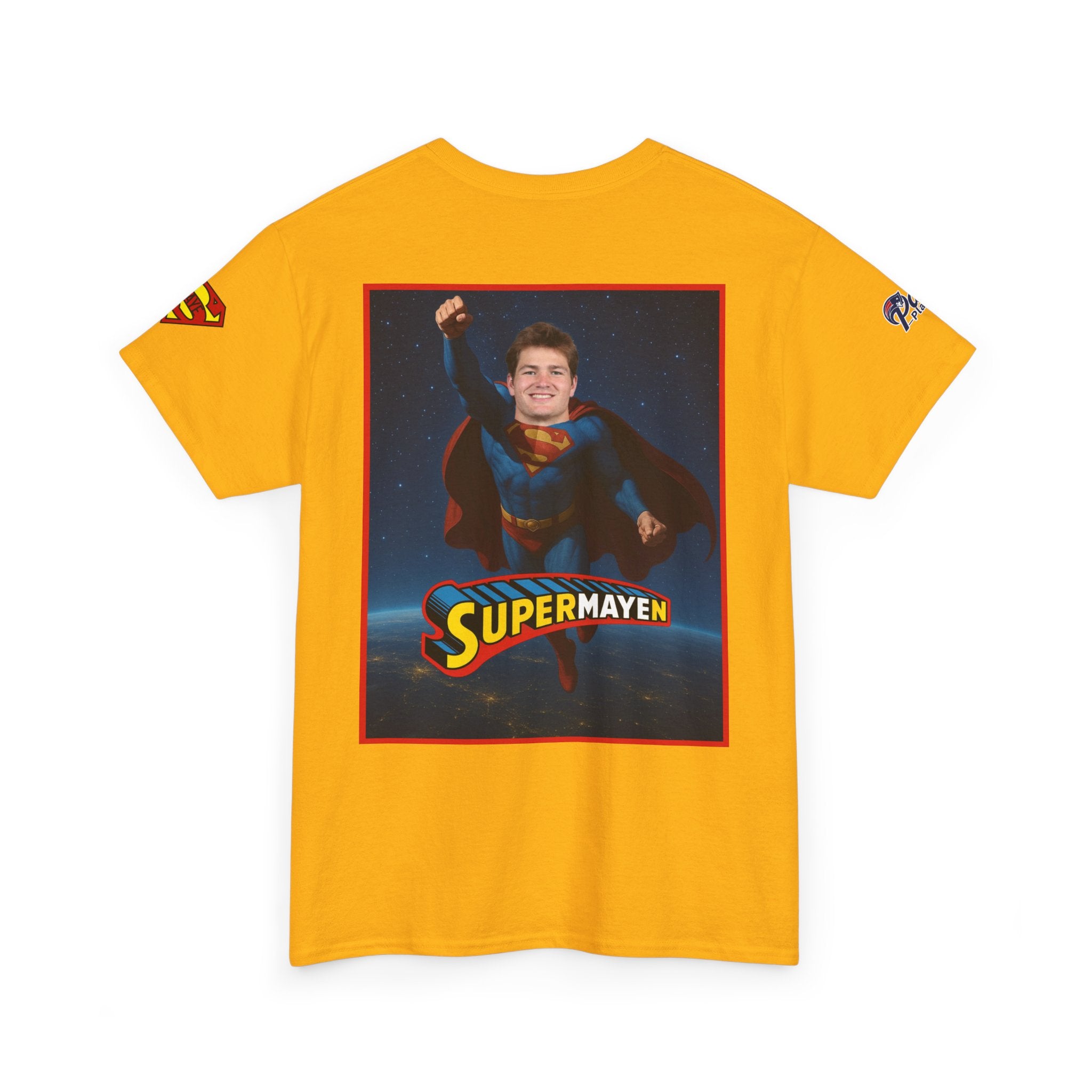 SuperMAYEn/Superman Shirt - Patriots Drake Maye Parody Fan Tee
