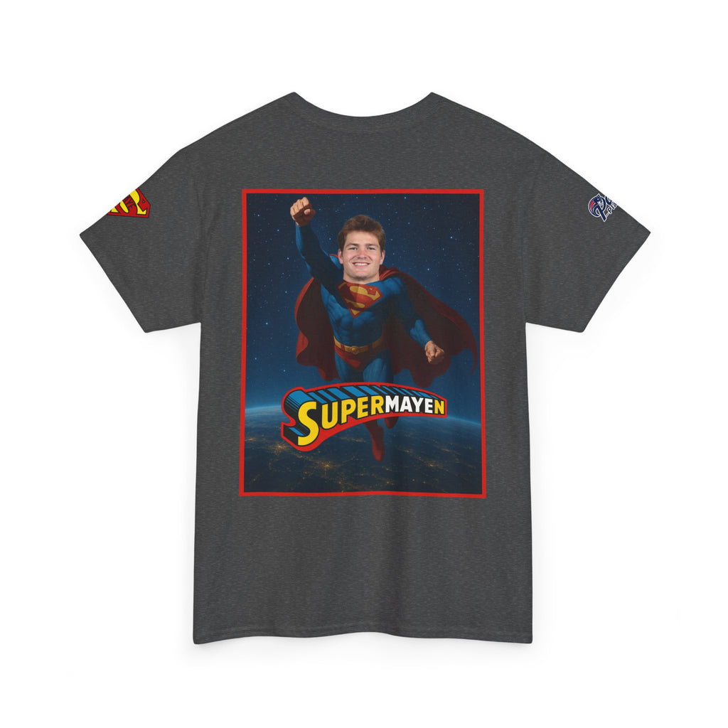 SuperMAYEn/Superman Shirt - Patriots Drake Maye Parody Fan Tee