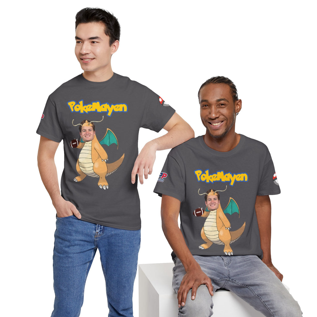 PokéMayen Parody Patriots Halloween Custome Shirt - Fun Football Drake Maye Fan Tee