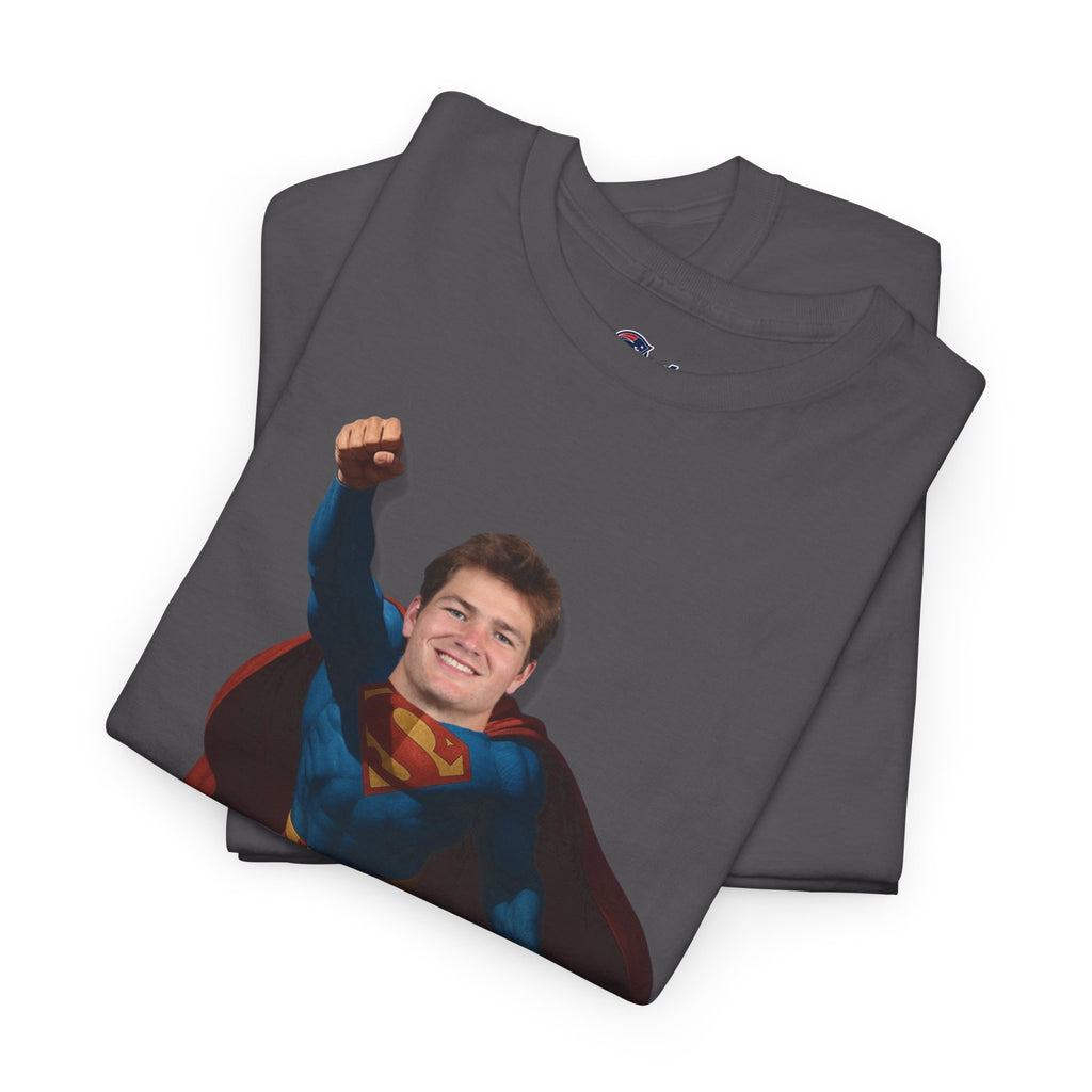 SuperMAYEn/Superman Shirt - Patriots Drake Maye Parody Fan Tee