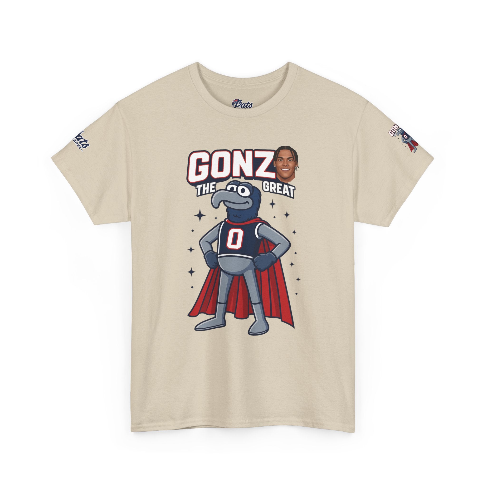 Gonzo the Great - Patriots Pats Planet Parody Shirt - Christian Gonzalez Fan Tee