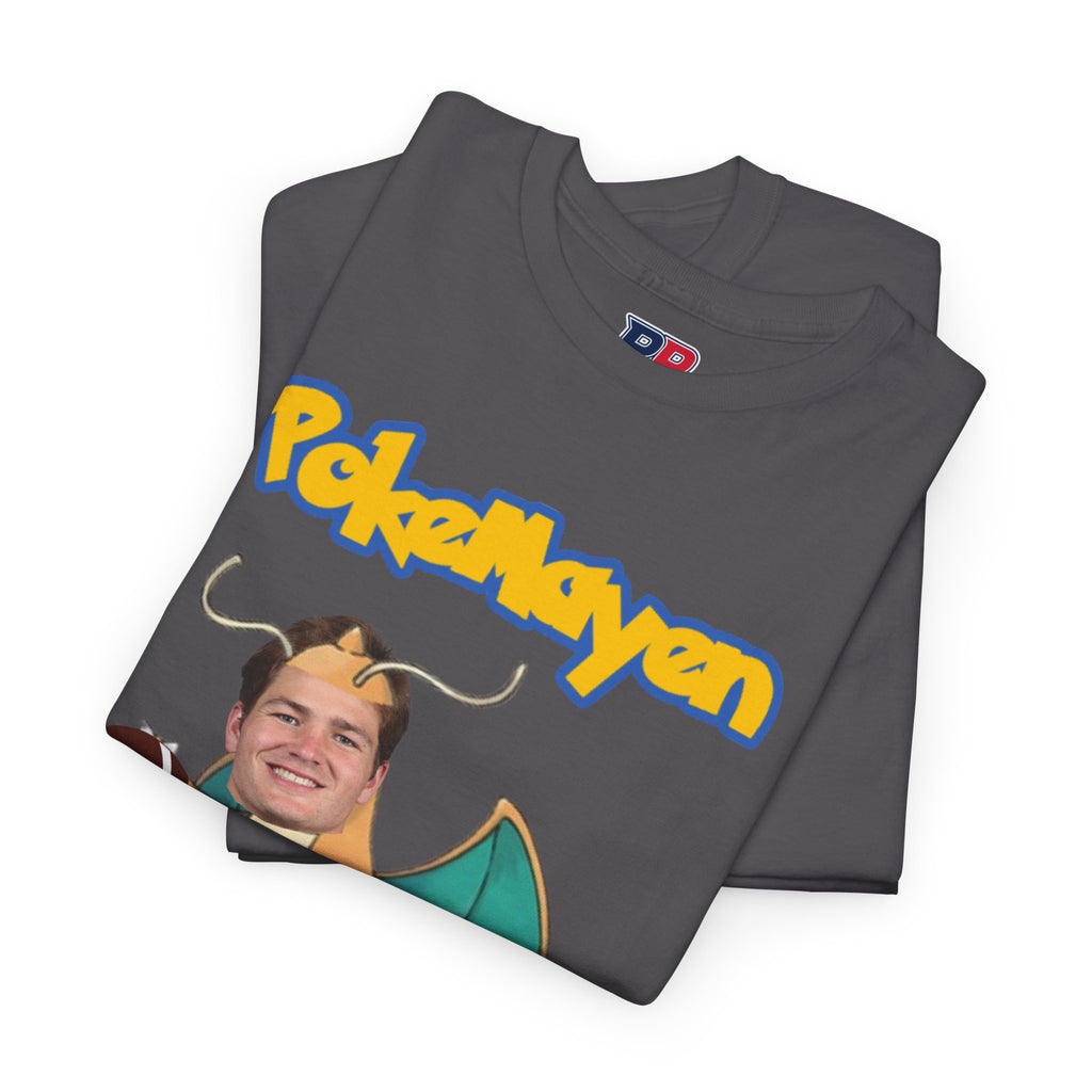 PokéMayen Parody Patriots Halloween Custome Shirt - Fun Football Drake Maye Fan Tee
