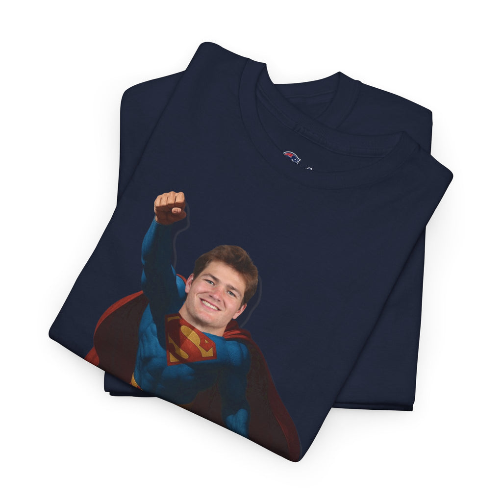 SuperMAYEn/Superman Shirt - Patriots Drake Maye Parody Fan Tee