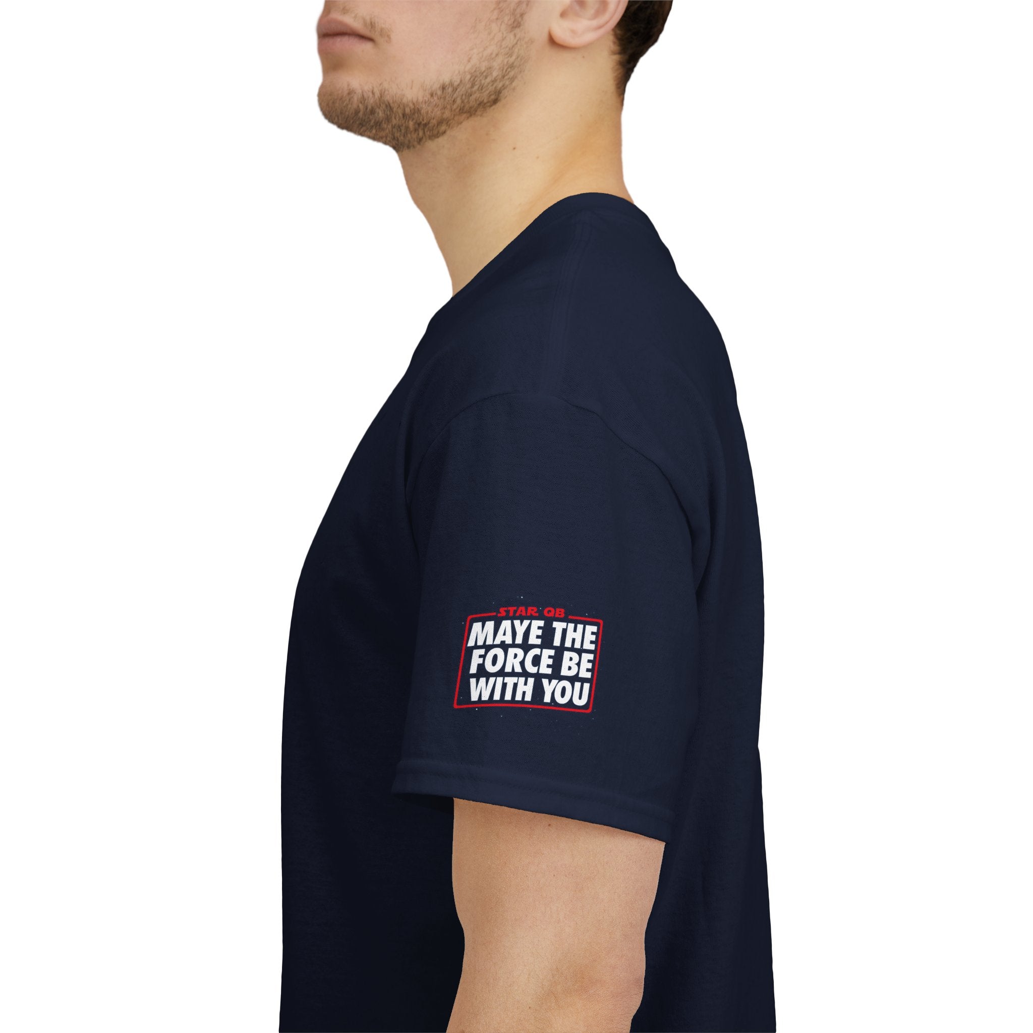 MAYE THE FORCE BE WITH YOU – Drake Maye Patriots Parody Tee | Funny Star QB/Star Wars Fan Shirt | Football Tee
