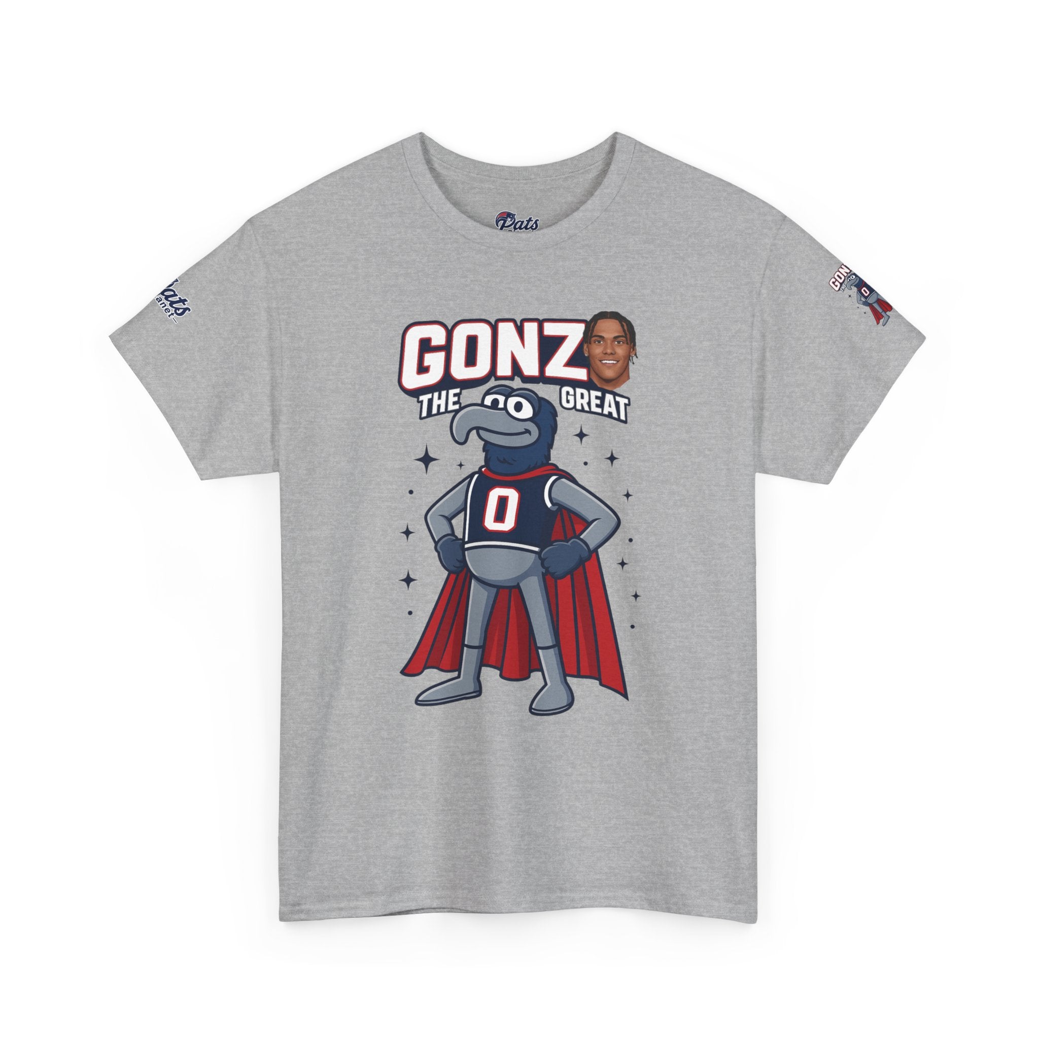 Gonzo the Great - Patriots Pats Planet Parody Shirt - Christian Gonzalez Fan Tee