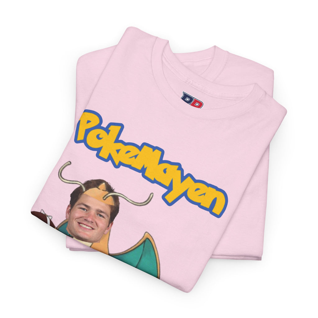 PokéMayen Parody Patriots Halloween Custome Shirt - Fun Football Drake Maye Fan Tee
