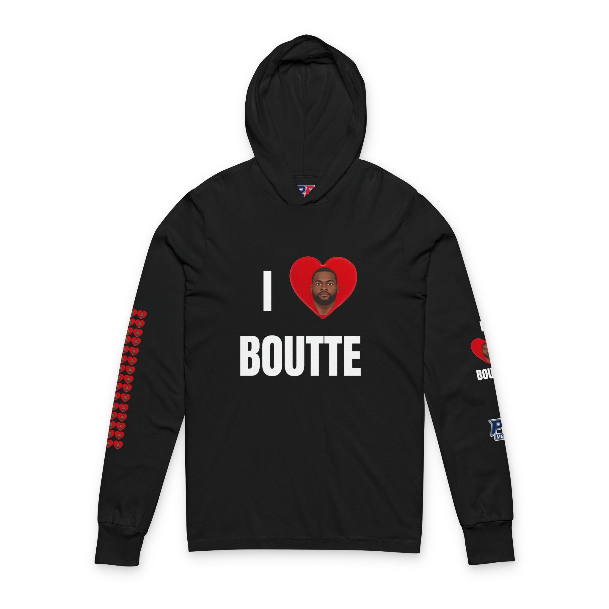 I LOVE BOUTTE - Pats Planet Patriots Kayshon Boutte Parody Hoodie