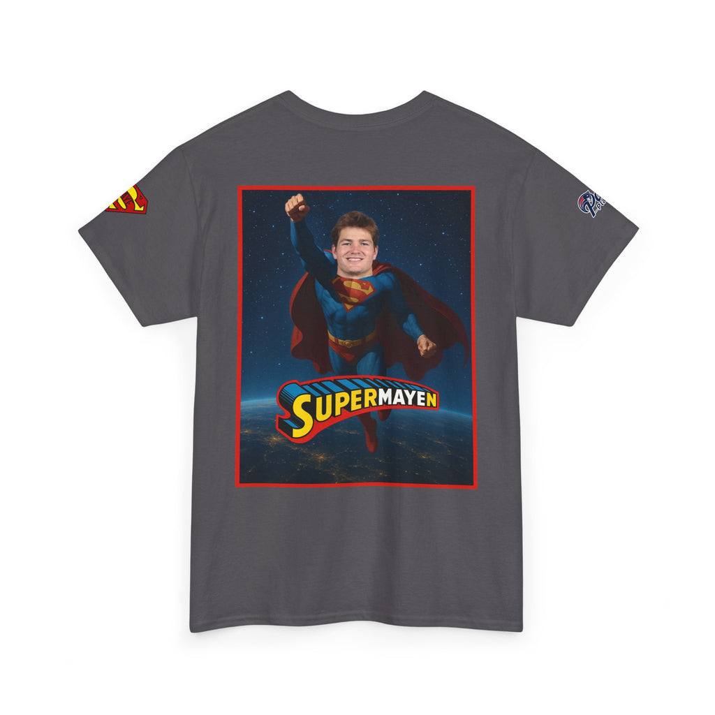 SuperMAYEn/Superman Shirt - Patriots Drake Maye Parody Fan Tee
